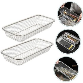 تصویر سبد آبکش توری استیل مستطیل 