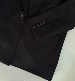 تصویر بلیزر کت لیورا رنگ مشکی Liora Blazer Coat | Black