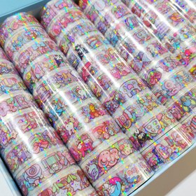 تصویر چسب واشی هولوگرامی 