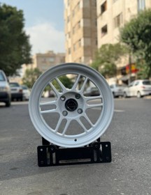 تصویر رینگ اسپرت سایز ۱۵ (۱۰۸×۴) سفید آلپینا Sport wheel size 15" (4×108) white Alpina