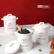 تصویر بانکه سرامیکی کارولین مدل 266 طرح بشکه نفت 