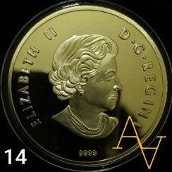 تصویر سکه ی یادبود ملکه الیزابت کد : 14 