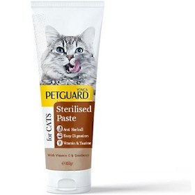 تصویر خمیر مالت مخصوص گربه عقیم شده پت گارد Petguard Sterilised Paste وزن 100 گرم 