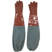 تصویر دستکش ایمنی ضد اسید بلند ۶۰ سانت 