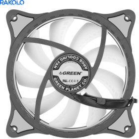 تصویر فن کیس گرین مدل HURACAN FAN GFK120M-ARGB Green HURACAN FAN GFK120M-ARGB PC Fan