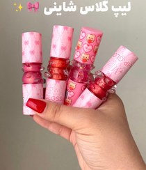 تصویر لیپ گلاس شاینی - صورتی کم رنگ 