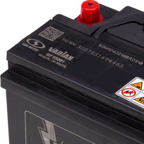 تصویر باتری خودرو صبا ۵۰ آمپر اتمی مدل L1 