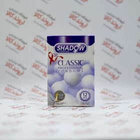 تصویر کاندوم کلاسیک شفاف 12تایی شادو Shadow Classic Professional Condom 12pcs