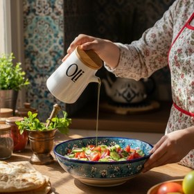 تصویر ظرف روغن طرح لیمو 