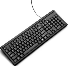 تصویر کیبورد اچ‌پی مدل ۱۰۰ با سیم 