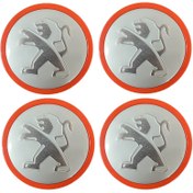 تصویر درپوش رینگ خودرو چیکال مدل P-1095-RD مناسب برای پژو 207 بسته 4 عددی 