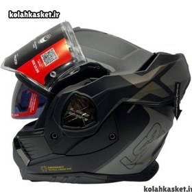 تصویر کلاه کاسکت LS2 Advant X؛ مشکی نوک مدادی 