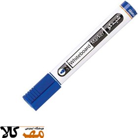 تصویر ماژیک وایت برد شیدکو سرتخت رنگ آبی Shidco Whiteboard Marker blue