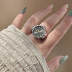 تصویر ساعت انگشتری رنگ ثابت استیل کیفیت عالی کد 1922481 