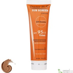 تصویر کرم ضد آفتاب SPF95 رنگی دکتر ژیلا ۵۰ گرم 