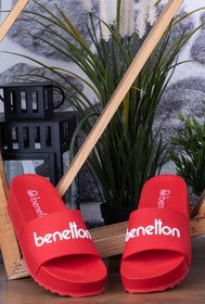 تصویر دمپایی ساحلی تابستانی روزانه بنتون Benetton 