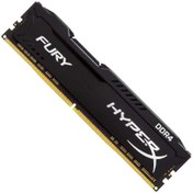 تصویر رم کامپیوتر کینگستون مدل HyperX Fury DDR4 2400MHz CL15 ظرفیت 4 گیگابایت 