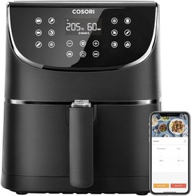 تصویر سرخ کن 5.5 لیتر Cosori Air Fryer With 100 Recipes Cookbook Max XL مدل CP208AF Cosori Air Fryer CP208-AF