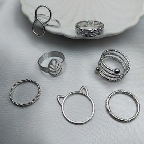 تصویر پک انگشتر کیتی سیلور uno