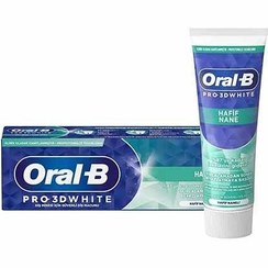 تصویر خمیردندان سفید کننده ملایم oral b pro 3d white soft mint 