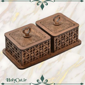 تصویر قندان 2 عددی هولی‌کات 