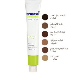 تصویر کيت رنگ ابرو (پک کامل) مارال - رنگبندي مختلف - Maral 