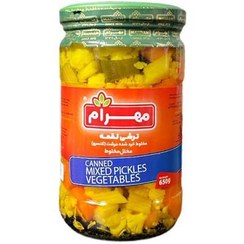 تصویر ترشی لقمه 650گ مهرام 