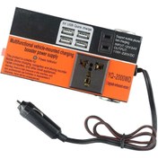 تصویر اینورتر برق فندکی خودرو مدل YQ-2000WD 