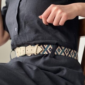 تصویر کمربند گلیمی شیراز 