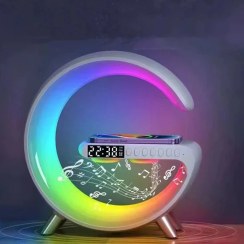 تصویر اسپیکر بلوتوثی جی مدل PK5060 قابل حمل با چراغ خواب 