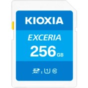 تصویر مموری کارت کیوکسیا مدل LNEX1L256GG4 Class10-U1 100MB/s با ظرفیت 256 گیگابایت KIOXIA EXCERIA SD Memory Card LNEX1L256GG4 Class10-U1 100MB/s 256GB