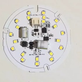 تصویر چیپ ال ای دی اضطراری 9 وات 220 و 3.7 ولت سفید مهتابی خازن دار 