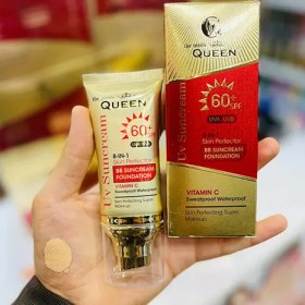 تصویر ضد آفتاب رنگی کویین SPF60 اکستریم Queen C.E.SPF90