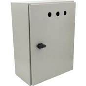 تصویر تابلو برق فلزی سایز ۳۰ در ۴۰ مدل روکار IP56 