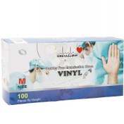 تصویر دستکش لاتکس سورنا سایز L لارج بسته 100 عددی 