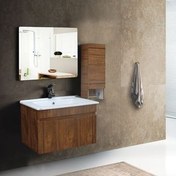 تصویر ست کابینت و روشویی آزالیا مدل WB01 به همراه آینه باکس 