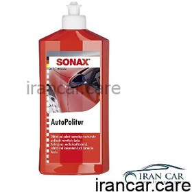 پولیش و واکس رنگی سوناکس مدل 296400 حجم 500 میلی لیتر مخصوص خودروهای قرمز