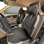 تصویر روکش صندلی پژو پارس طرح ۲۰۲۵ پارچه 