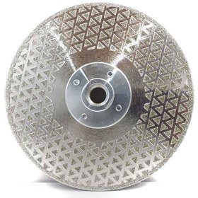 تصویر صفحه برش الکتروپلیت مثلثی نقره‌ای نورلند (NEVERLAND) 150 میلی متر 