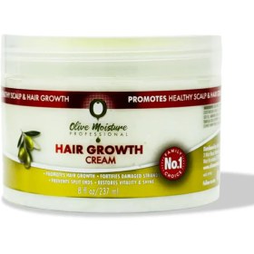 تصویر کرم تقویت و محرک رشد مو الیو مویسچر Olive Moisture Professional Hair Growth Cream 237ml 