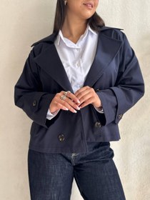 تصویر ترنچ کت کراپ 00314 