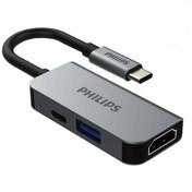 تصویر هاب USB-C سه پورت فیلیپس SWV 6113 G 