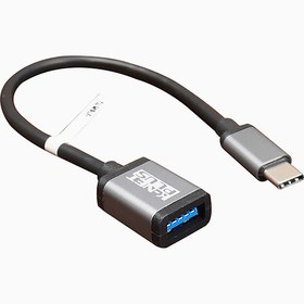 تصویر تبدیل Type-C به USB 3.0 کی نت پلاس مدل KP-COTG30CM K-Net Plus KP-COTG30CM Type-C to USB OTG Data Transmission Adapter Cable