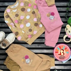 تصویر بلوز و شلوار دخترانه توپ توپی 