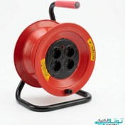 تصویر قرقره کابل جمع کن وحدت الکتریک ظرفیت 30 متر (رنگ بندی مختلف) 