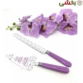 تصویر ست کارد کیک بری طرح آنجل 