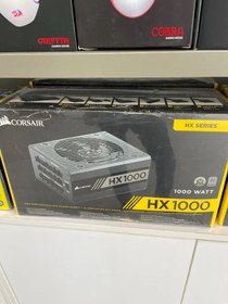 تصویر پاور 1000 وات کورسیر HX1000 Platinum Full Modular Corsair HX Series HX1000 1000 Watt 80 PLUS Platinum Certified Fully Modular Power Supply