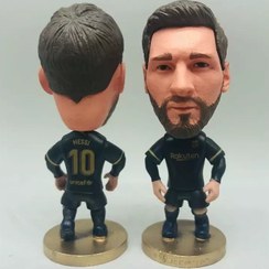 تصویر اکشن فیگور مسی بارسلونا سایز ۶ سانتی‌متر 