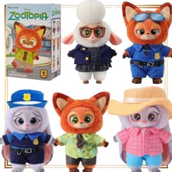 تصویر عروسک شانسی بلایند باکس مدل زوتوپیا همراه جاکلیدی و آویز موبایل 