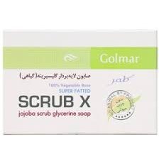 تصویر صابون لایه بردار گلیسیرینه اسکراب ایکس گلمر Golmar Scrub X Jojoba Scrub Glycerine Soap